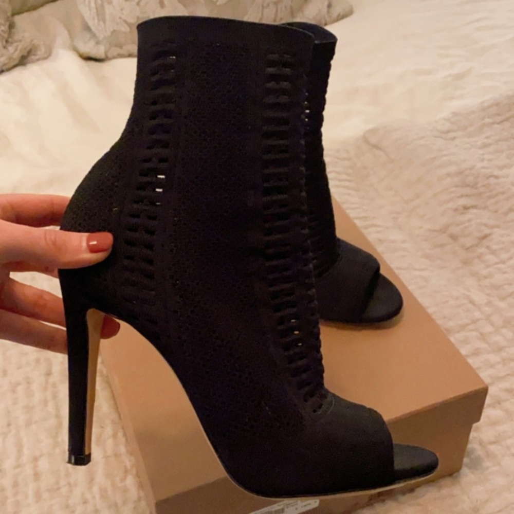 Gianvitto Rossi knit bootie